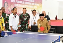 Program “Pingpong Go to School” Diluncurkan di Sekolah Rakyat Kota Tual