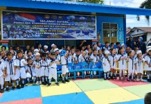 Pangkoarmada RI Kunjungi TK Hang Tuah Tual, Disambut Antusias Anak-anak