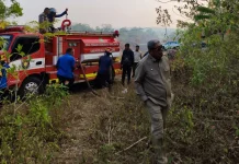 Dua Titik Api Muncul di Langgur, Bupati Malra Gerak Cepat Kerahkan Damkar