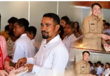 Bupati Ricky Jauwerissa dan Istri Dukung Cita-Cita Anak Tanimbar.