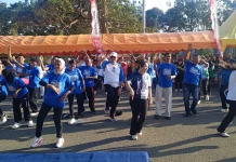 Disponsori Partai Demokrat, Bupati Thaher Gerakan Kerja Bakti Langit Biru