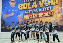 Tim Putri Kec Kei Besar Utara Timur Tembus Semifinal Bupati Cup Voli 2026