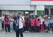 Jalan Santai Haornas, Bupati Thaher Ajak Masyarakat Aktif Berolahraga