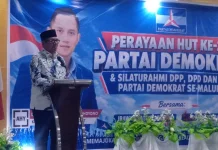 Bupati Thaher Hadiri Acara Perayaan HUT Ke-25 Partai Demokrat