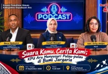 KPU Aru Luncurkan Podcast Perdana, Kupas Perjuangan Menyisir Pulau Terluar