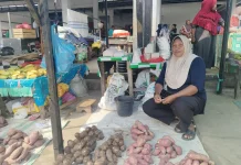 Kemarau Pengaruhi Pasokan Petatas dan Keladi di Pasar Langgur