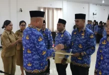 Bupati Kepulauan Aru Lantik 238 PPPK Paruh Waktu, Ingatkan Kesetiaan Bertugas