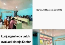 Kantah Maluku Tenggara Terima Kunjungan Kerja