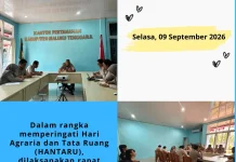 Kantah Maluku Tenggara Bentuk Panitia HANTARU