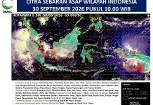 Kabut Asap Diduga Karhutla di Papua Menyebar hingga Kepulauan Aru