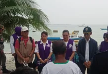 Ketua TP Posyandu Maluku Tinjau Pelaksanaan Posyandu 6 SPM di Desa Wokam