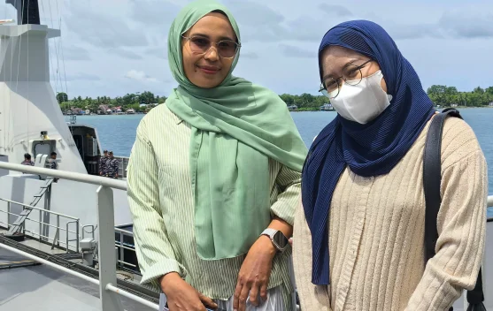 Ramah akan Pengunjung Kedatangan KRI Balongan 908 disenangi Masyarakat