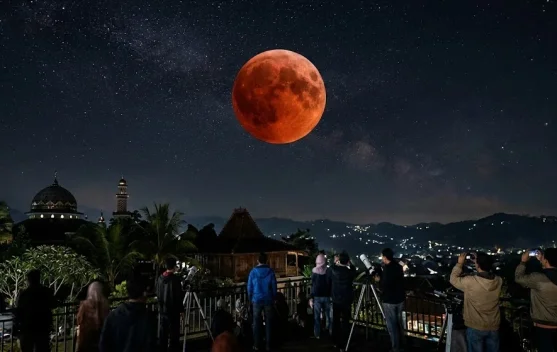 Melihat, Fenomena Blood Moon 3 Maret 2026