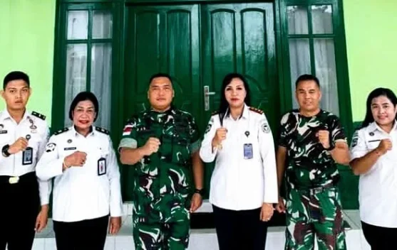 Bapas Saumlaki Sambangi Kodim Perkuat Sinergi