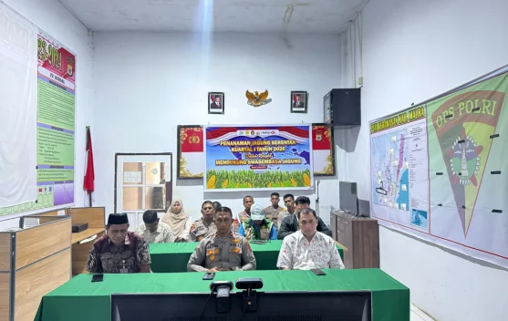 Dukung Swasembada Pangan, Polres Malra dan Jajaran Tanam Jagung