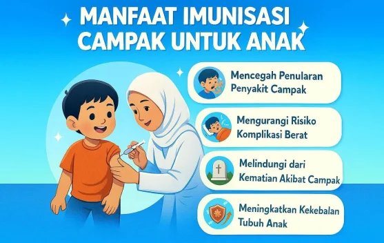 Campak, Manfaatnya pada Kesehatan Anak