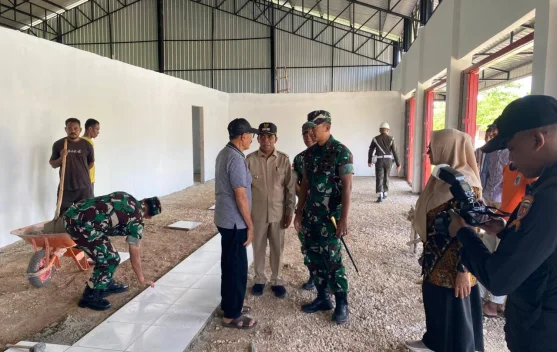 Pangdam XV/Pattimura Lakukann Peninjauan Pembangunan KPM