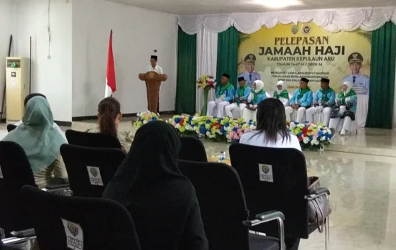 Wabup Kepulauan Aru Melepas secara Resmi JCH 1447 H/2026