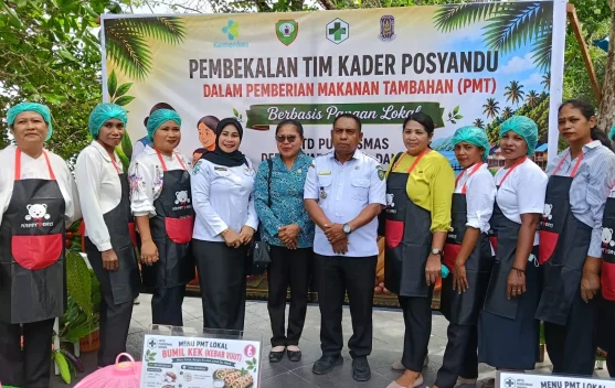 Kader Posyandu Ohoira Ikuti Pembekalan PMT Berbasis Pangan Lokal