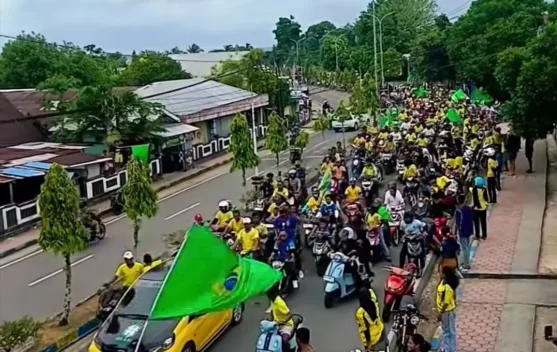 Demam Piala Dunia 2026 di Kepulauan Kei, 'Ibu Dapur' Menyatu dalam pawai kebersamaan