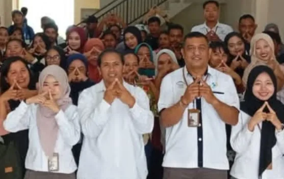Kegiatan Ngibar Dipusatkan BPS di Dinkes Tual
