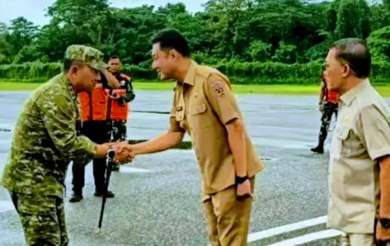 Pangkoopsud III Kunker ke Saumlaki Disambut Bupati Kepulauan Tanimbar