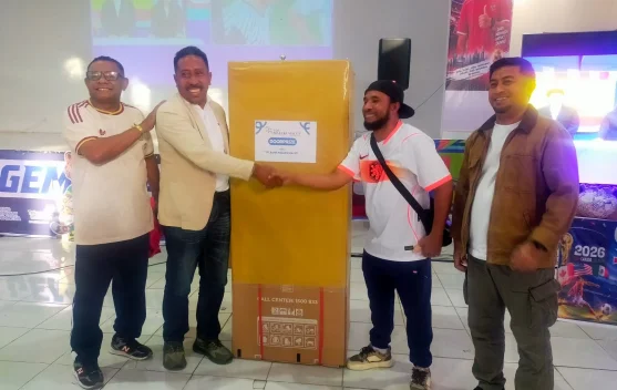 Nobar Piala Dunia Malra Berkah Ganda, Fans Menang Doorprize Meriah