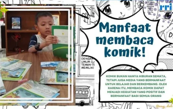 Membaca Buku Komik, Memiliki Manfaat Kepada Anak - Anak