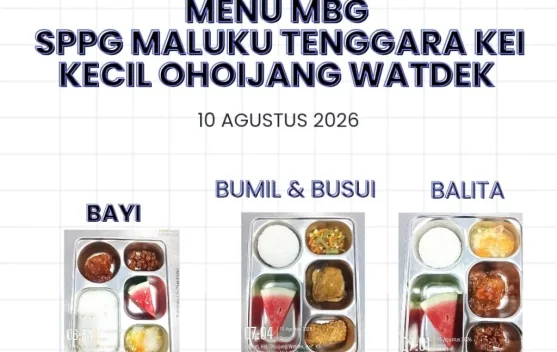 Pasokan Buah Terbatas, SPPG Kei Kecil Ohoijang-Watdek Datangkan dari Ambon