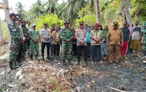 Sinergi TNI-Polri Bersama Pemerintah Ohoi Cegah Kebakaran di Musim Kemarau