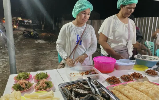 Pedagang Sambut Positif Kehadiran Teras Dekranasda Toma Kuliner Evav