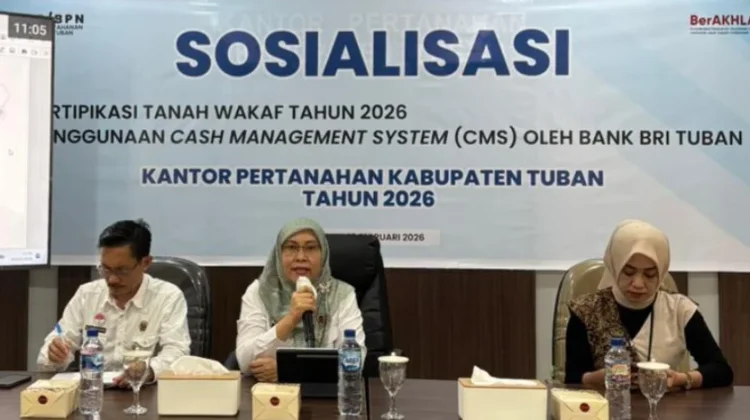 Sertipikasi Tanah Wakaf dapat Dilakukan Melalui Transaksi Chasless