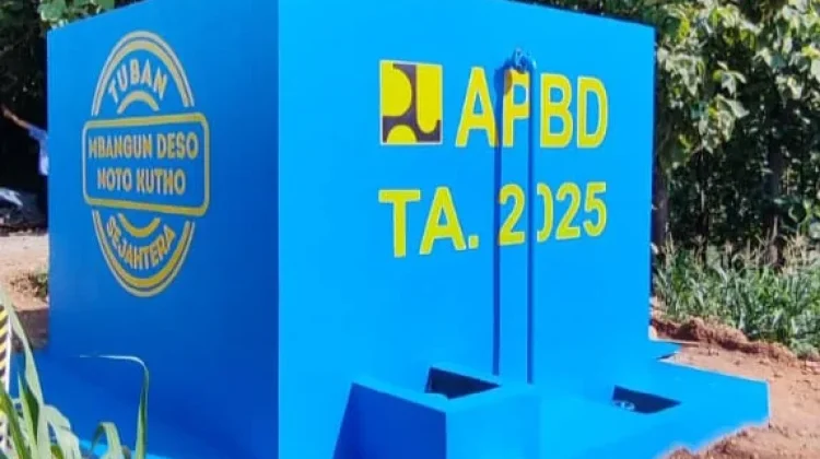 Bantu Akses Air Bersih, Pemkab Tuban Bangun Sistem Penyediaan Air Minum