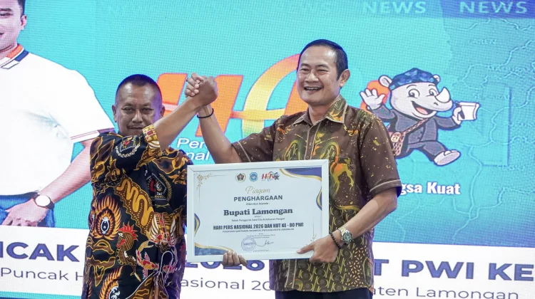 Bupati Lamongan Sebut Pers Penting Bagi Pembangunan Daerah