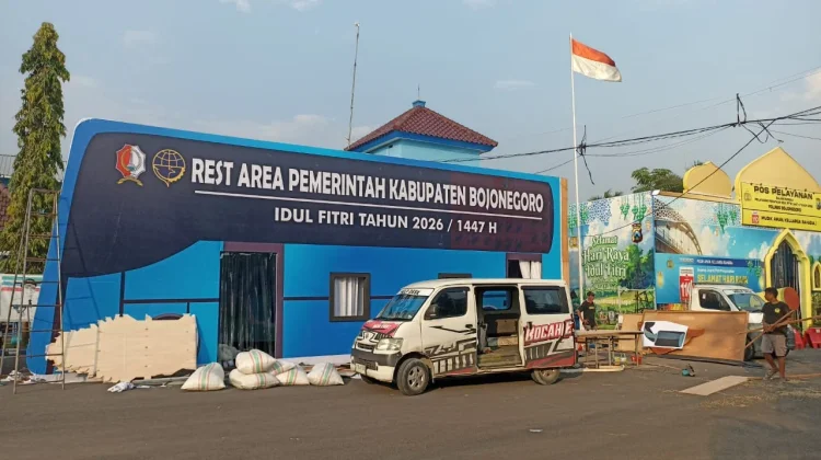 Pemkab Bojonegoro Dirikan Rest Area untuk Pemudik