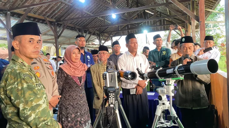 Hasil Pantauan Hilal Kemenag Tuban Tidak Terlihat