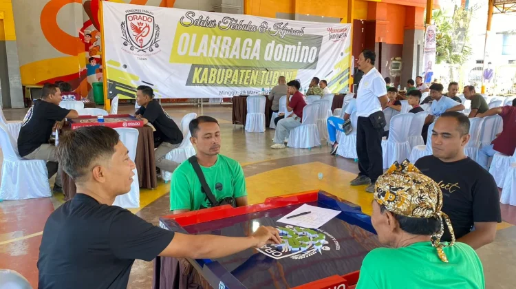 Hapus Stigma Buruk Masyarakat, Orado Tuban Gelar Kejurcab Domino