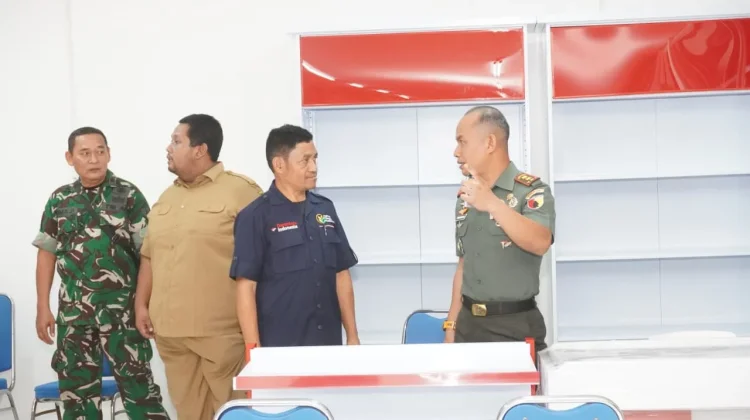 Dandim 0812/Lamongan Dampingi PT Agrinas Tinjau Kesiapan Koperasi Desa Merah Puti
