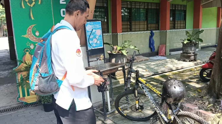 MAN 1 Lamongan Galakkan Bersepeda ke Sekolah Terapkan Efisiensi Energi