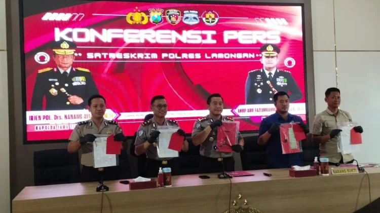 Residivis Kembali Berulah, Polres Lamongan Bongkar Sindikat Curanmor 25 TKP