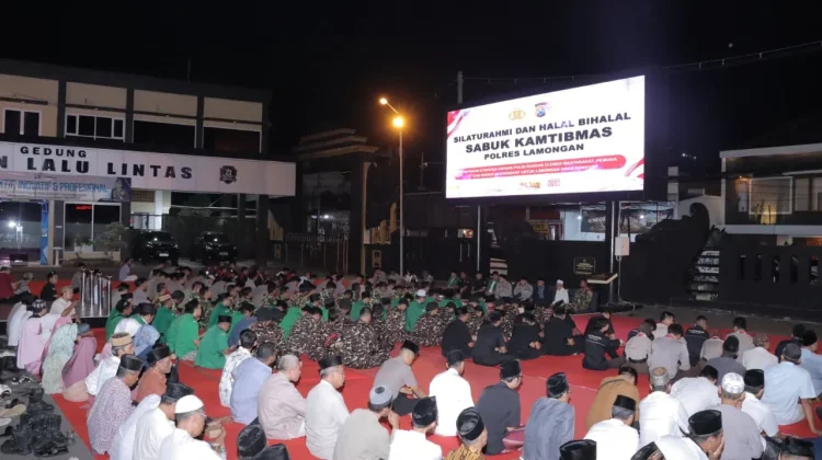 Polres Lamongan Pererat Sinergi dengan Masyarakat Sabuk Kamtibmas