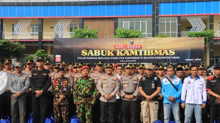Perkuat Sinergitas, Polres Tuban Gelar Apel Sabuk Kamtibmas