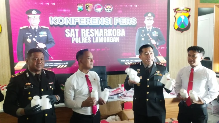 Polres Lamongan Ungkap 29 Kasus Narkoba, Sita 143 Ribu Pil Terlarang
