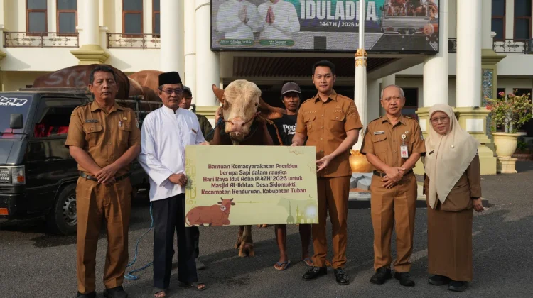 Bupati Tuban Serahkan Sapi Bantuan Presiden untuk Kecamatan Kenduruan