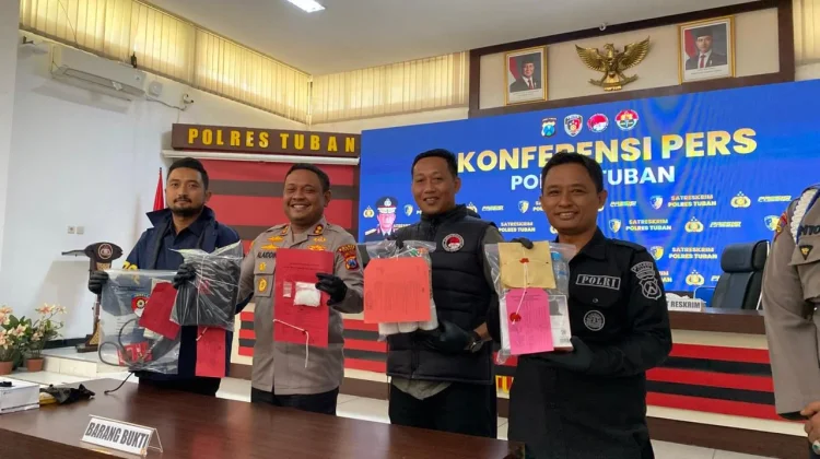Polres Tuban Amankan Dua Tersangka Peredaran Narkotika