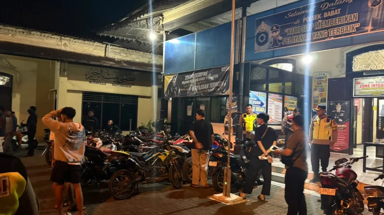 Warga Babat Keluhkan Knalpot Brong, Polres Lamongan Tilang Puluhan Motor