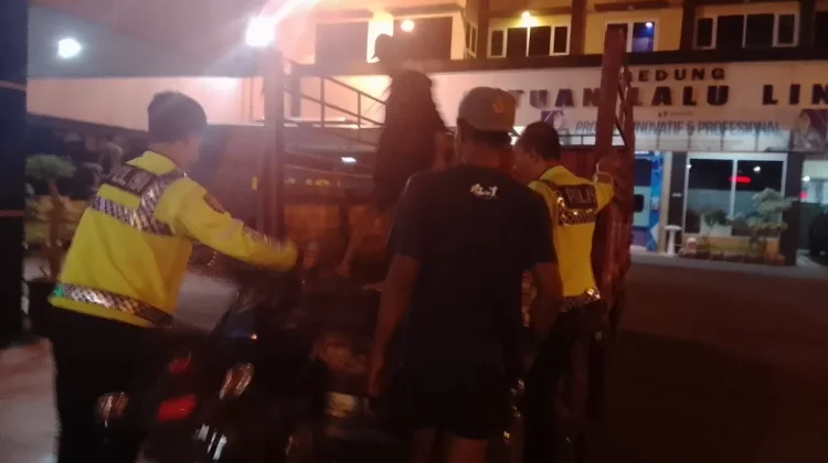 Polres Lamongan Tilang 85 Kendaraan Berknalpot Brong dari 6 Titik Operasi