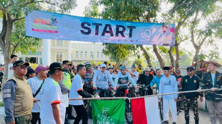 Gowes ke Bukit Kapur Pegat, Warnai Tahun Baru Hijriah di Babat