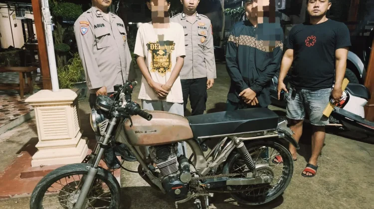 Polsek Kedungpring Ungkap Kasus Curanmor, Dua Karyawan Warkop Diamankan