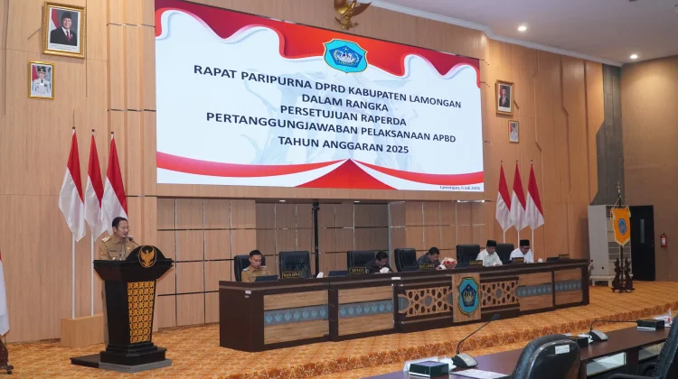 Raperda Pertanggungjawaban Pelaksanaan APBD Lamongan Tahun 2025 Disepakati